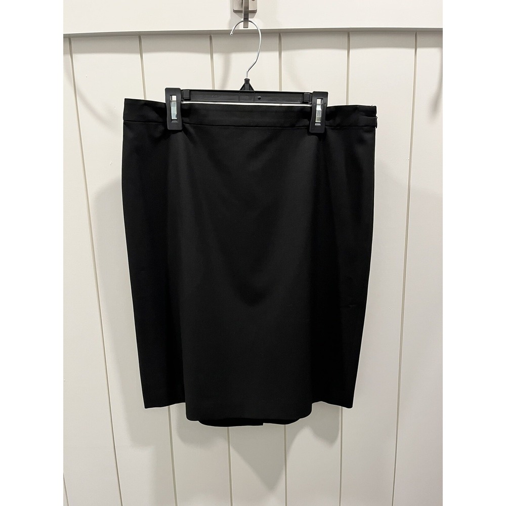 Ann Taylor Loft Womens Black Pencil Skirt Size 6 Workwear Professional Career
